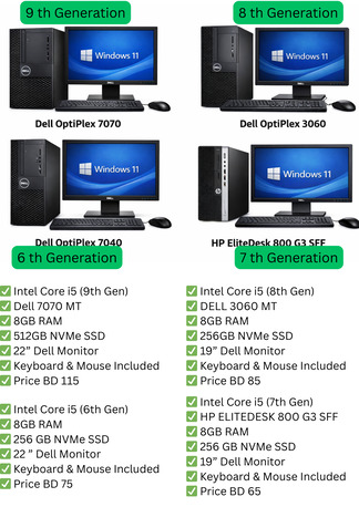 Hoora, Computers, BHD 85,  FULL SET DELL OPTIPLEX PC OFFERS