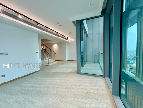 Kuwait City, Apartments/Houses, KWD 1200/month,  2 BR,  Brand New 3-Bedroom Duplex Sea View For Rent In Daiya