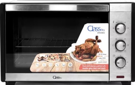 Dammam, Household Items, SAR 200,  ClassPro, Electric Oven, 45L, Stainless Steel Like New