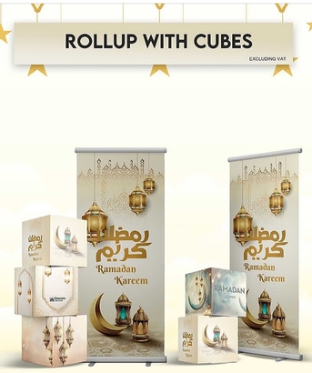 Al Faisaliyah, Printing, Rullup With Cubes