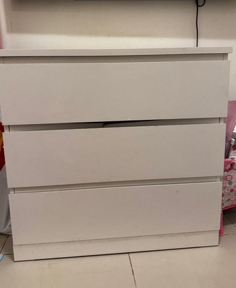 Dammam, Furniture, White Chest Of Drawers