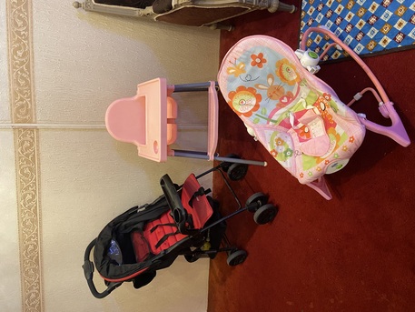 Yanbu, Baby & Kid Stuff, SAR 300,  Baby Stroller For 0-1year, Food Chair, Baby Swing