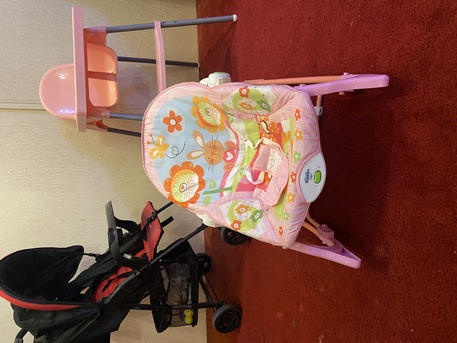 Yanbu, Baby & Kid Stuff, SAR 300,  Baby Stroller For 0-1year, Food Chair, Baby Swing