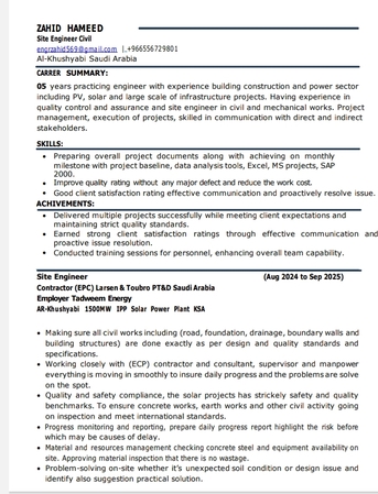 Riyadh, Job Seekers, Civil Supervisor, Civil Engineer