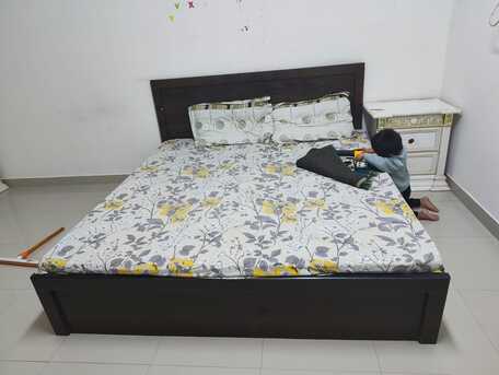 Riyadh, Furniture, SAR 600,  Bedroom Bed Set (Bed, Cupboard, Side Table, Dressing Table)