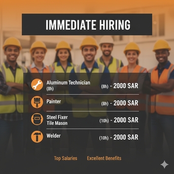 Riyadh, Jobs, Construction Worker