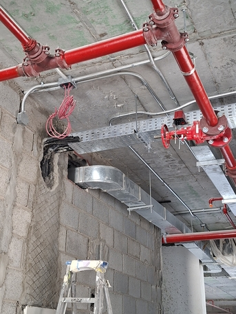 Dammam, Construction, FIRE ALARM FIRE FIGHTING SYSTEMS HDP AND FM200