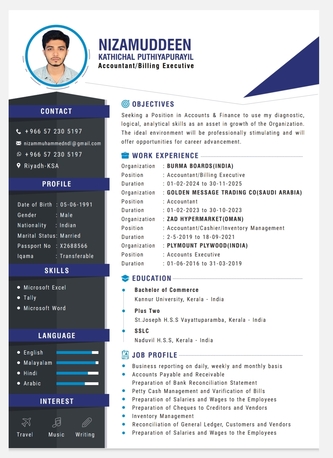 Dammam, Job Seekers, Looking For An Accountant/ Data Entry/ Billing Job