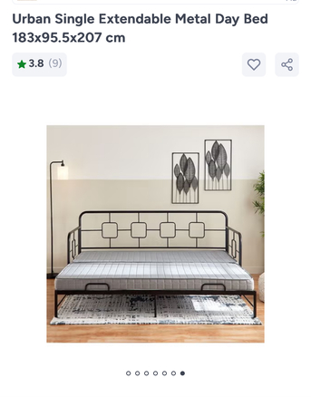 Riyadh, Furniture, SAR 500,  Homebox Extendable Bed