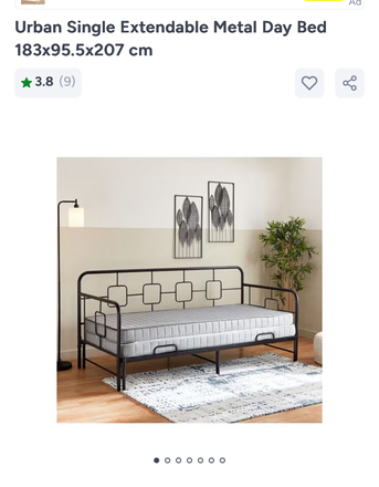 Riyadh, Furniture, SAR 500,  Homebox Extendable Bed
