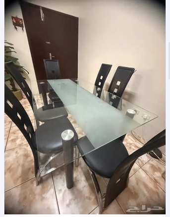 Dammam, Furniture, SAR 500,  Dining Table For Sale In Excellent Condition And Baby Slide Swing Set Used