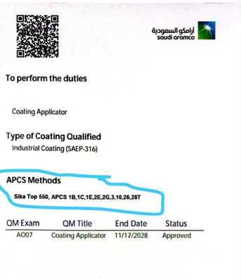 Jubail, Jobs, Coating Applicator Aramco With SAP Number