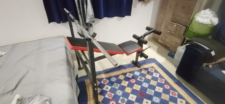 Al Malaz, Health & Beauty Items, SAR 350,  Adjustable Bench Press And Dumbbells Set