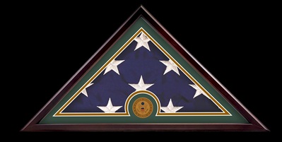 New York, Business, Military Flag Display Case