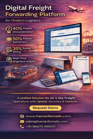 Mumbai, Logistics, Scalable Digital Freight Forwarding Platform For Growth & Efficiency