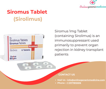 New York, Health, Buy Siromus Tablet (Sirolimus)|Prevent Organ Rejection|Sirolimus Tablet Price & Cost|Rapam