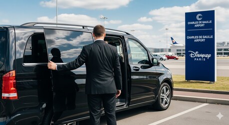 Paris, Travel, CDG Airport To Disneyland Transfer