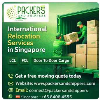 Singapore, Cargo, International Relocation Services In Singapore - Packers And Shippers PTE LTD