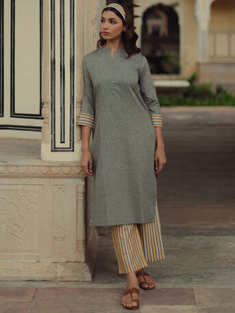 Jaipur, Clothing & Accessories, INR 1152,  Shop Pure Cotton Kurta With Trousers For Women