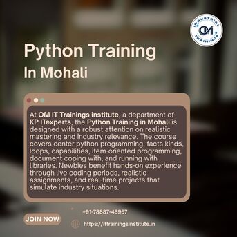 Punjab, Technical, Best Python Training In Mohali With Live Projects & Placement Support