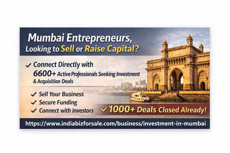 Mumbai, Financial, Sell Your Business Or Raise Funds In Mumbai - IndiaBiz