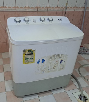 Hasa-Hofuf, Appliances, SAR 300,  Washing Machine 9 Kg Double Drum (Semi Auto)