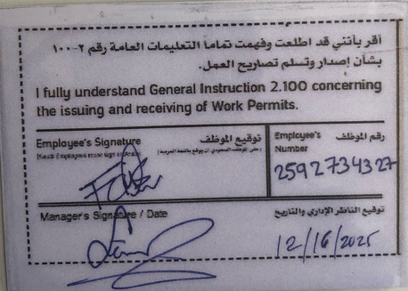 Jubail, Job Seekers, Aramco Approved Wpr/Nebosh Certified