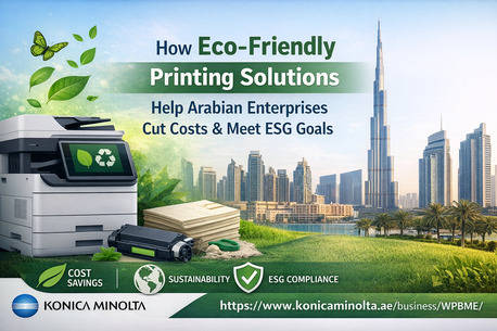 Dubai, Computers, AED 1,  How Eco-Friendly Printing Solutions Help Arabian Enterprises Cut Costs & Meet ESG Goals