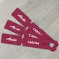 Premium Airline Luggage Tags – Durable & Custom Rock Paper Tags