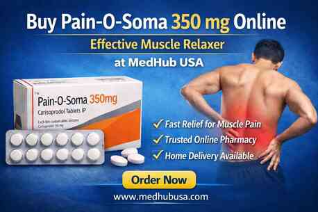 Los Angeles, Health & Beauty Items, USD 250,  Buy Pain-O-Soma 350 Mg Online At MedHub USA &ndash; Trusted Muscle Relaxant For Effective Pain