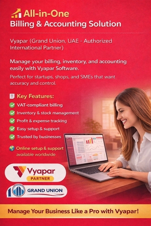 Dubai, Accounting, Accounting Software For Small And Medium Businesses, Vyapar App Software