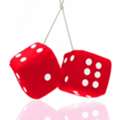 PapaChina Offers Custom Fuzzy Dice For Business Branding