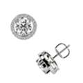 USD 2485,  Affordable IGI Certified 2.76cttw Lab Diamond Earrings For Sale At GemsNY