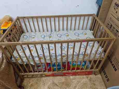 Al Hamra, Baby & Kid Stuff, SAR 200,  Ikea Cot (SNIGLAR) Including Mattress For Sale