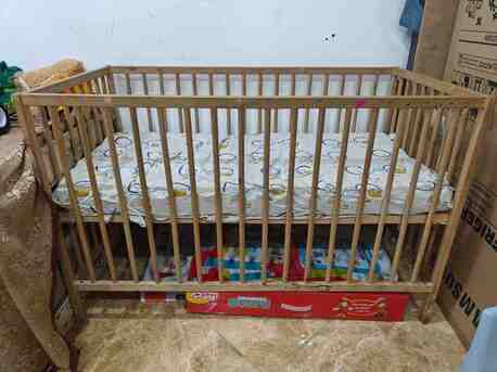 Al Hamra, Baby & Kid Stuff, SAR 200,  Ikea Cot (SNIGLAR) Including Mattress For Sale