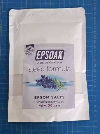 Jeddah, Health & Beauty Items, SAR 20,  Epsoak Epsom Salt 500 G - Lavender Sleep Formula Bath Salts 8 Pices
