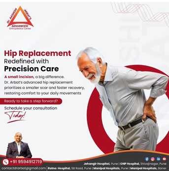 Pune, Health, Best Robotic Hip Replacement Surgeon In Sangamvadi  Pune _   Dr. Aashish Arbat