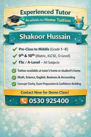 Jeddah, Education, Mathematics Teacher Available