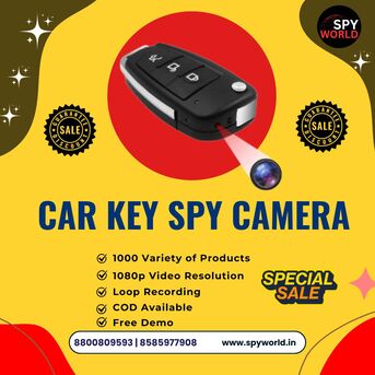 New Delhi, Electronics, INR 5500,  Top Spy Camera Keychain Dealers In New Delhi - Spy World