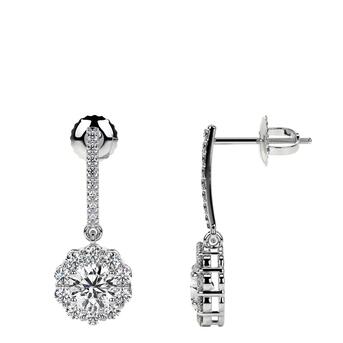 New York, Jewelry, USD 4377,  Shop 14k White Gold Lab Grown Diamond Studs 5.39cttw
