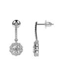 USD 4377,  Shop 14k White Gold Lab Grown Diamond Studs 5.39cttw
