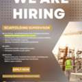 SCAFFOLDING SUPERVISOR I (ARAMCO CERTIFIED)