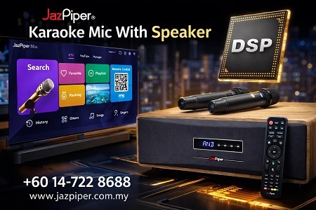 Kuala Lumpur, Musical Instruments, JazPiper Wireless Karaoke Mic With Speaker For Home And Parties