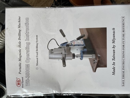 Riyadh, Machinery, SAR 4500,  Magnetic Drill 3500m Wind Speed Taiwan