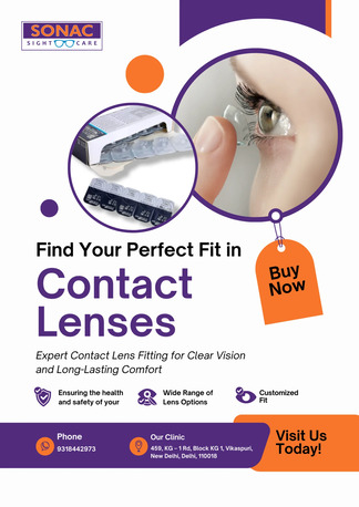 New Delhi, Health & Beauty Items, Best Contact Lenses Dealer In Vikaspuri &ndash; Sonac Sight Care