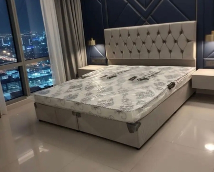 Jeddah, Furniture, SAR 5,  New Best Quality Medium Bed ,single Bed And Double Bed 🛏️ With Mattress Available