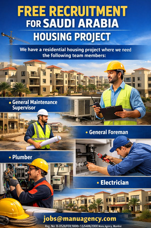Riyadh, Jobs, Housing Project Vacancies