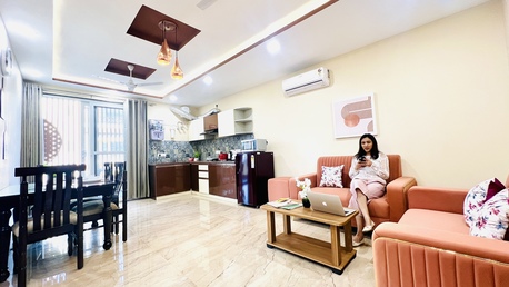Gurgaon, Apartments/Houses, INR 8500/day,  Furnished,  2 BR,  900 Sq. Feet,  Two Bedroom Apartment