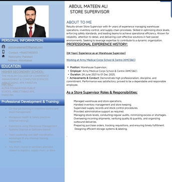 Riyadh, Job Seekers, Store Supervisor