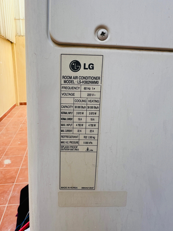 Al Malaz, Air Conditioners, SAR 2500,  3.5 Ton LG A/C 38000 BTU
